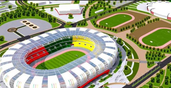 Yaoundé OLEMBE sports complex construction project